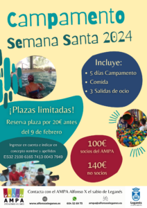 campamento semana santa 2024
